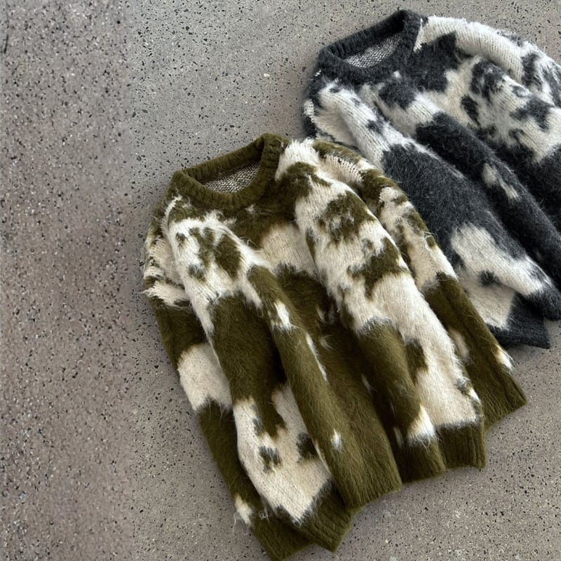 オーバーサイズ ふわふわ プルオーバーニット ◆2color 204530