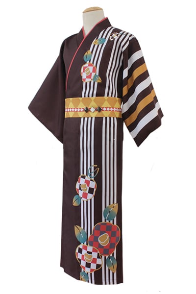 ふりふコラボレーション着物　歌仙兼定 刀剣乱舞」加州清光、鶴丸国永、歌仙兼定イメージの着物が登場！帯には