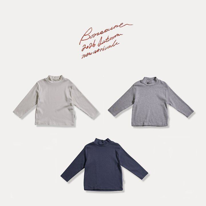 soft turtleneck tee【BONEOUNE】※10月上旬〜中旬発送予定