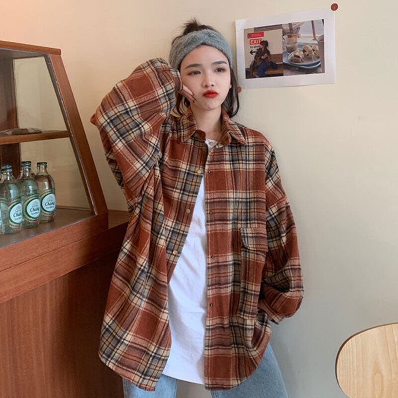 シャツ レディーススプリングルーズカジュアル ロング 春物 萌量不足77709976211