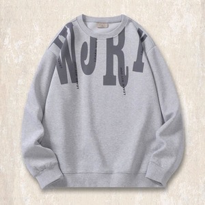 Typography crewneck sweatshirt 1265