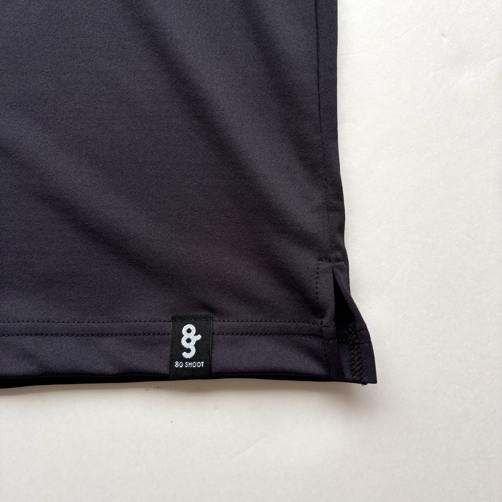 BASEBALL LOGOPRINT MOCK NECK SHIRT - CHARCOAL - | 8G SHOOT WEBSTORE