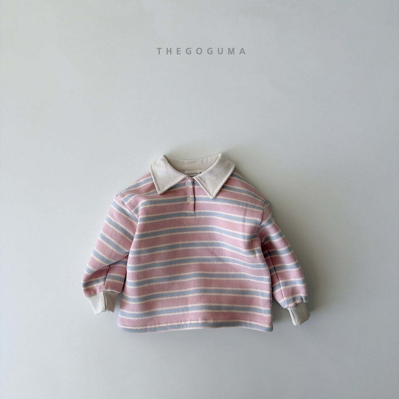 【取寄】THE GOGUMA わたあめ裏起毛襟付きTシャツ｜冬服｜韓国子供服