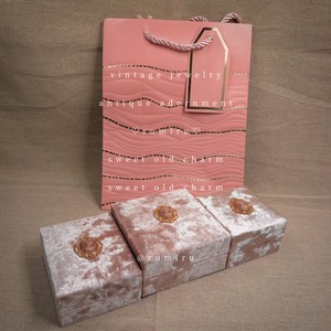 カメオギフトラッピングセット(BOX×ショッパー)