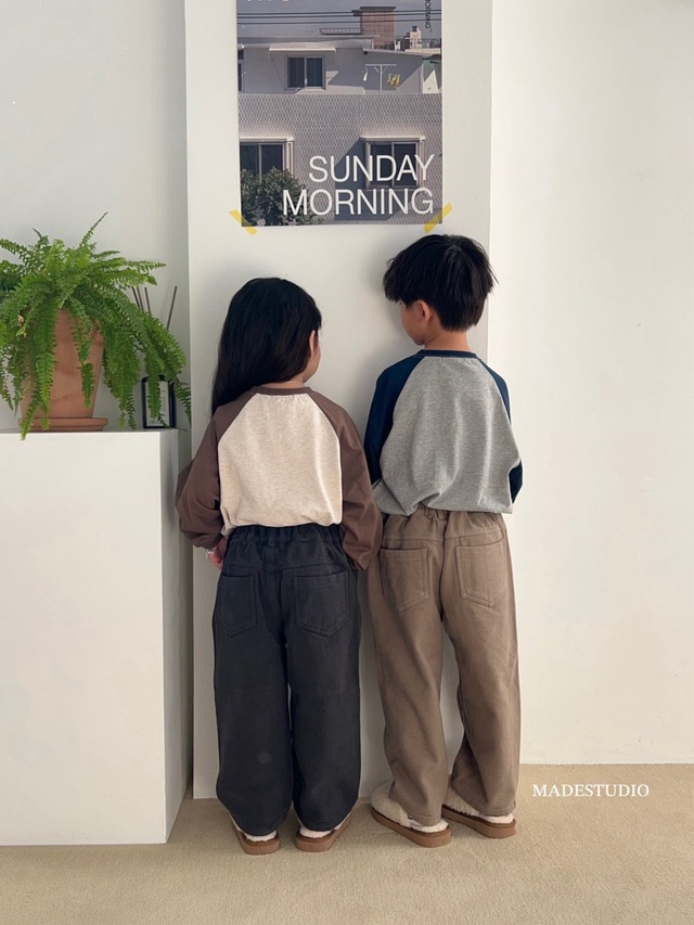 ［即納］(XLsize) made studio / logo color matching tshirt