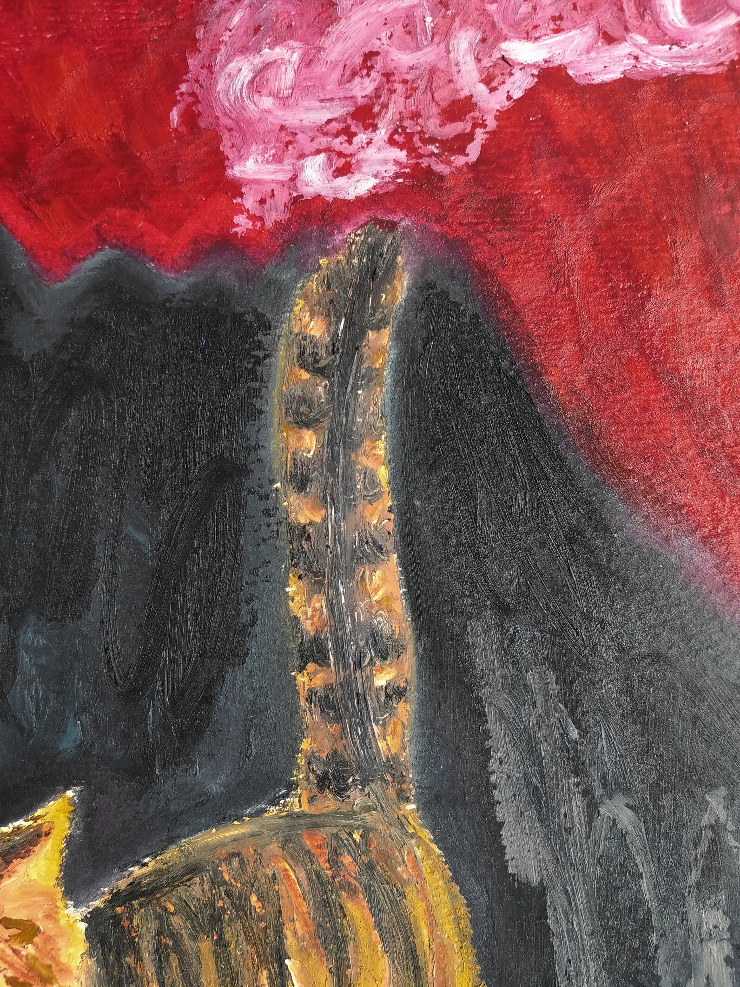 売約済 絵画 「息吹く」日本画 墨絵 【公式通販】
