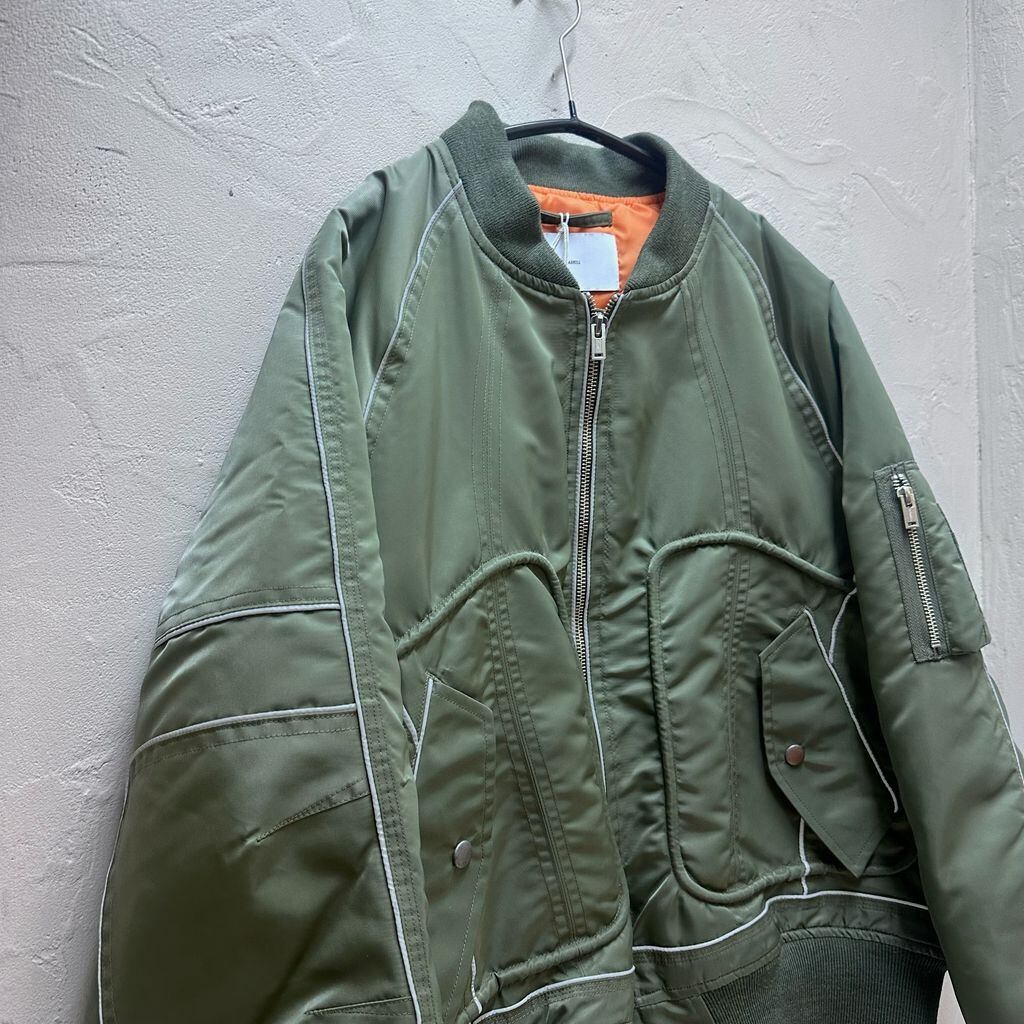 SUGARHILL シュガーヒル 24AW PIPING BOMBER JACKET フライト