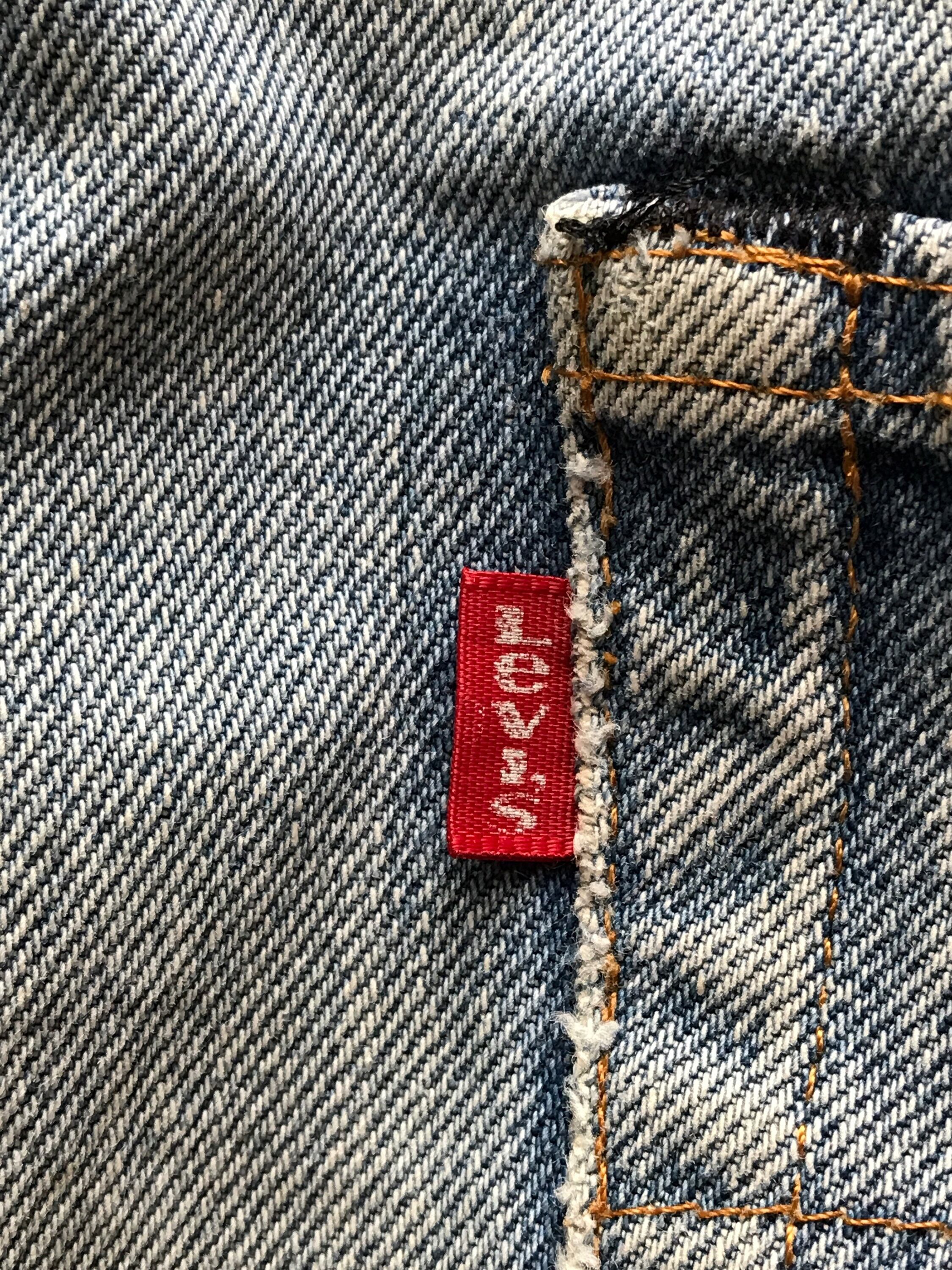 80's Levi's 501 USA リメイクデニムパンツ　赤耳