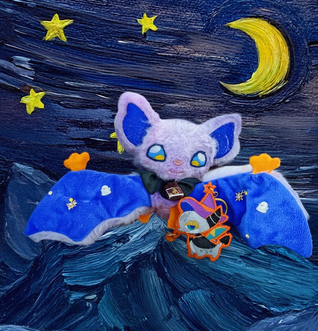 パーティ・フロッグ[2022ハロウィン個展ぬいぐるみ]