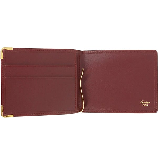 Unused CARTIER カルティエ マネークリップ 二つ折り マスト ドゥ