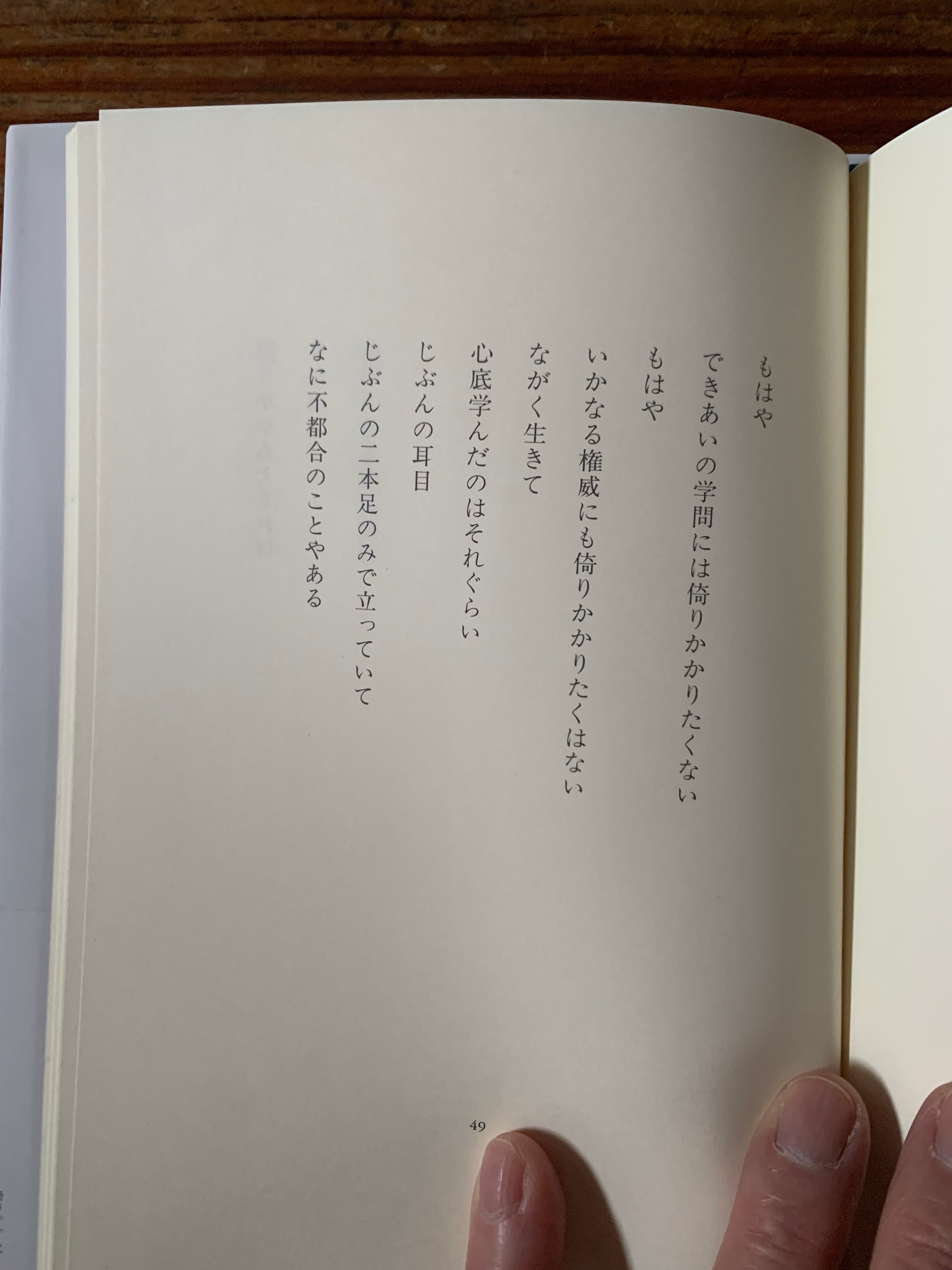 茨木のり子『倚りかからず』（単行本） | STANDARD BOOKSTORE