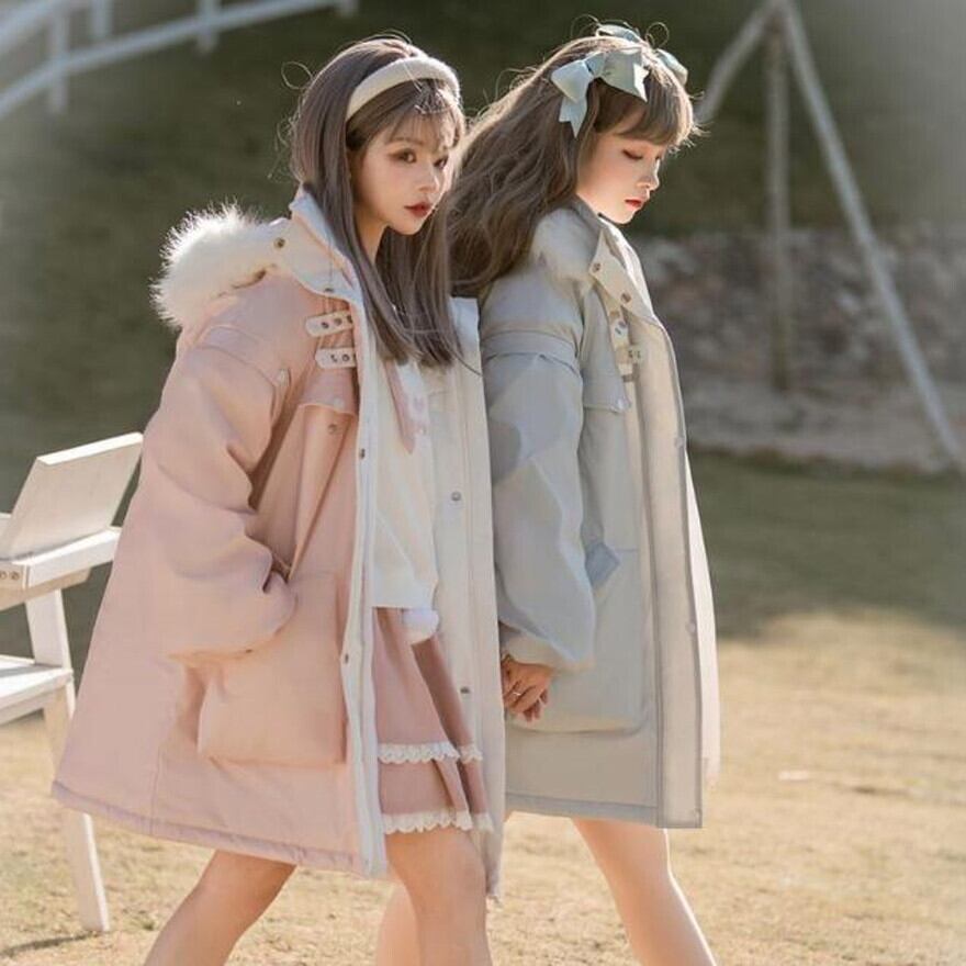 ゴスロリ通販 With U アウター フェイクファーコート ふかふか