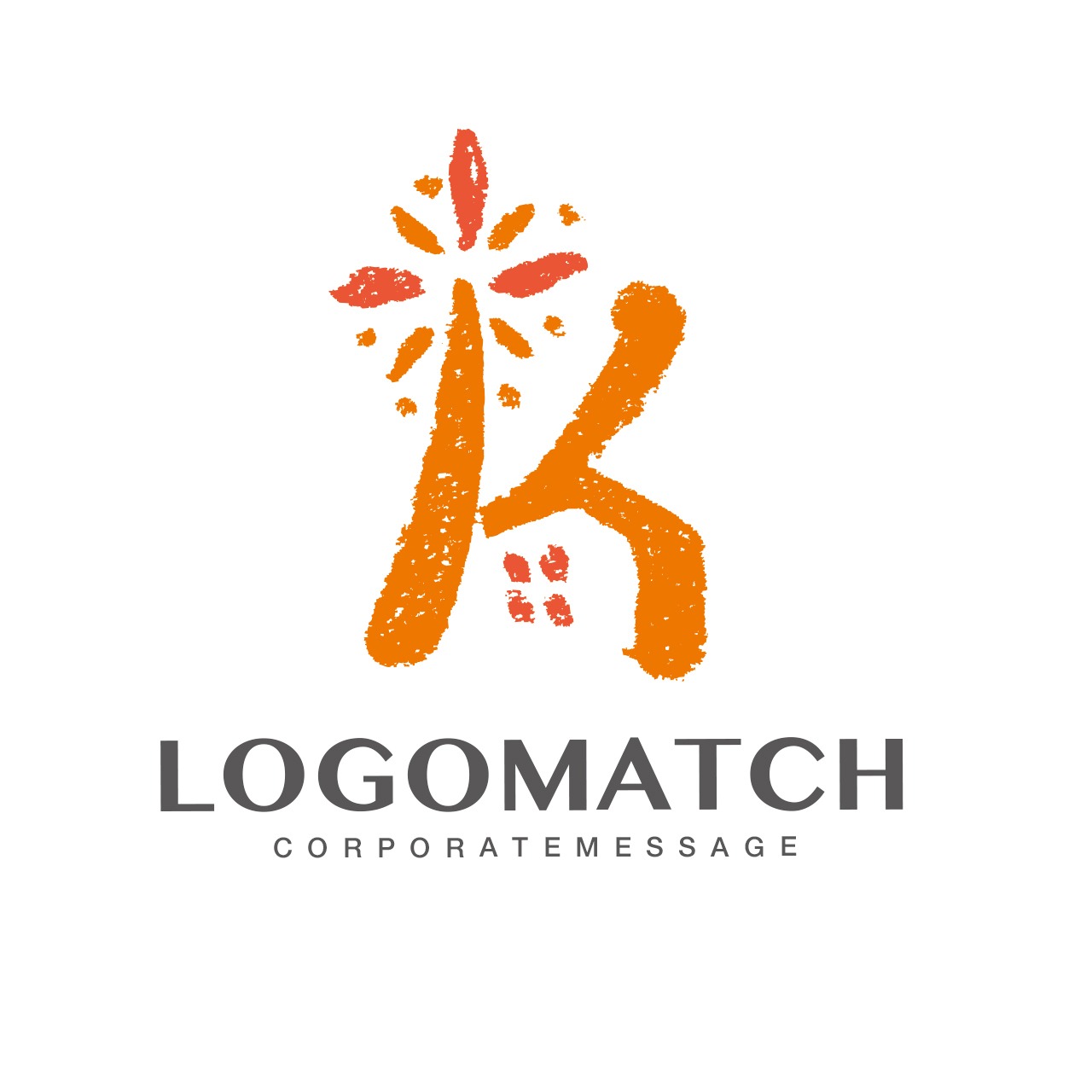 芽吹き広がるKのロゴ
