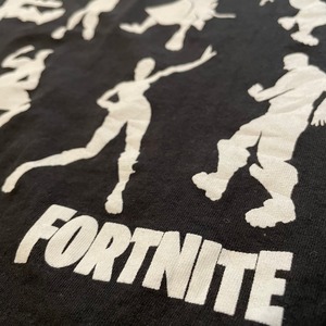 【FORTNITE】フォートナイト 半袖 Tシャツ 2XL ビッグサイズ NPC シルエット エモート US古着 アメリカ古着