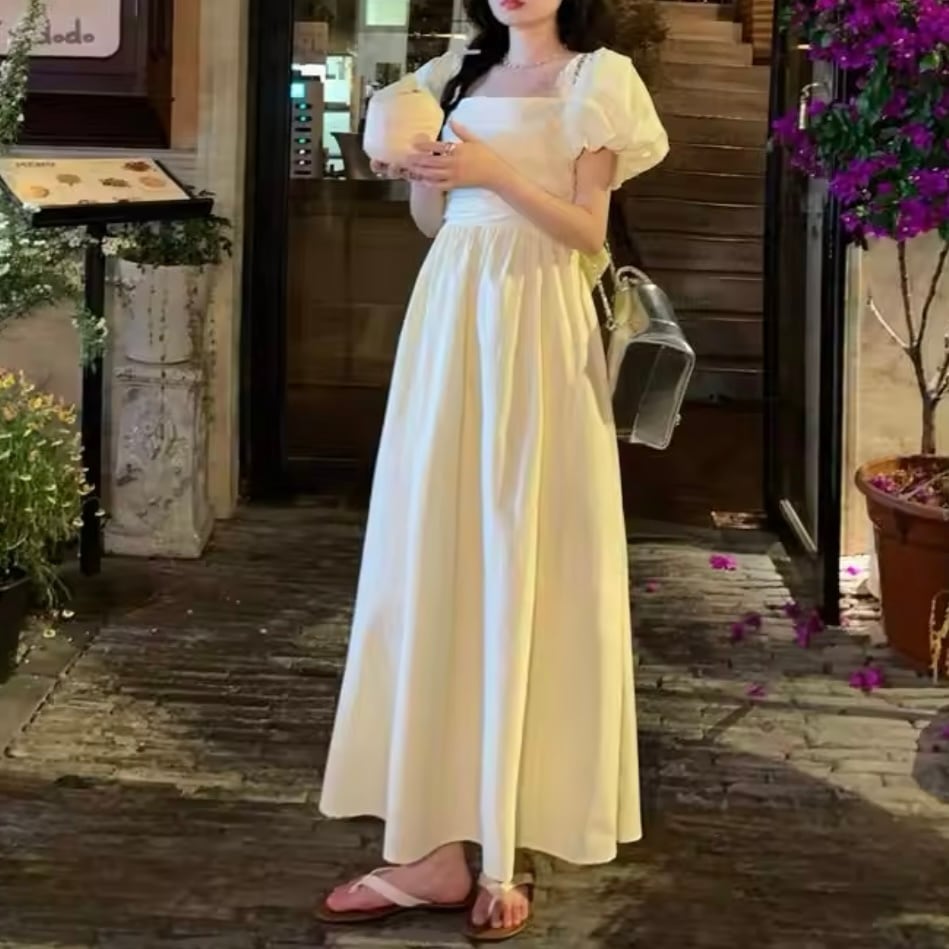 バックリボンワンピース