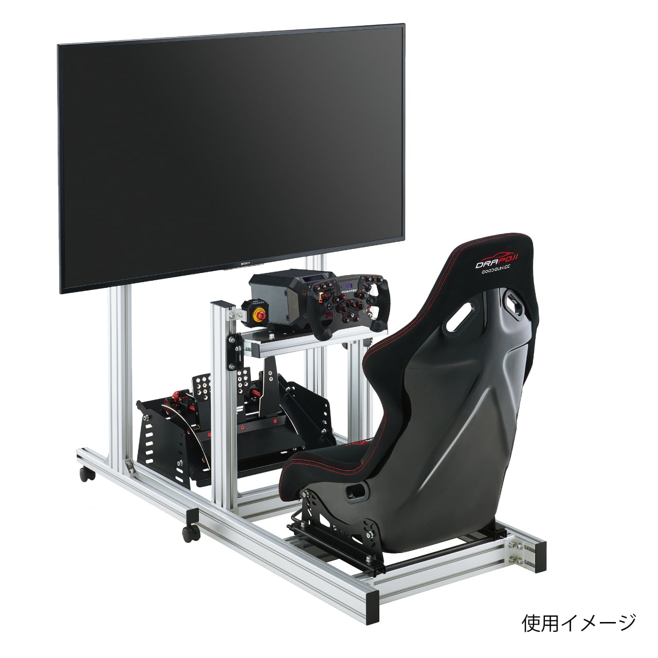 トリプルディスプレイスタンドKP-DS(SI)＋KP-DMWa(SI) KP-DS(SI) 独立型ディスプレイスタンド シルバー | DRAPOJI 公式ショップ