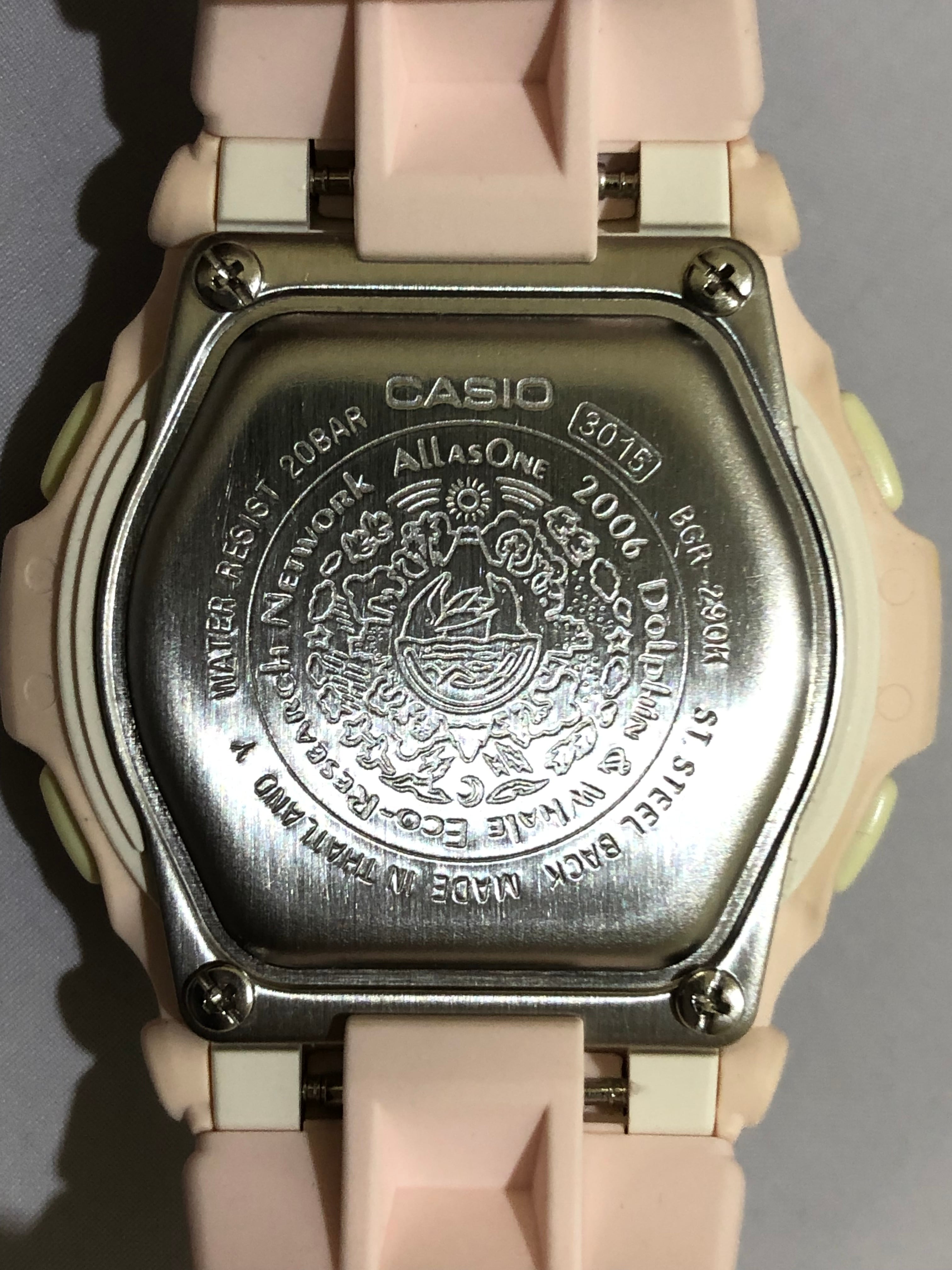 【美中古】Baby-G 2006年イルクジ BGR-290K-4JR ◎値下【美中古】Baby-G BGR-290K-4JR 2006年イルカクジラ会議 | G