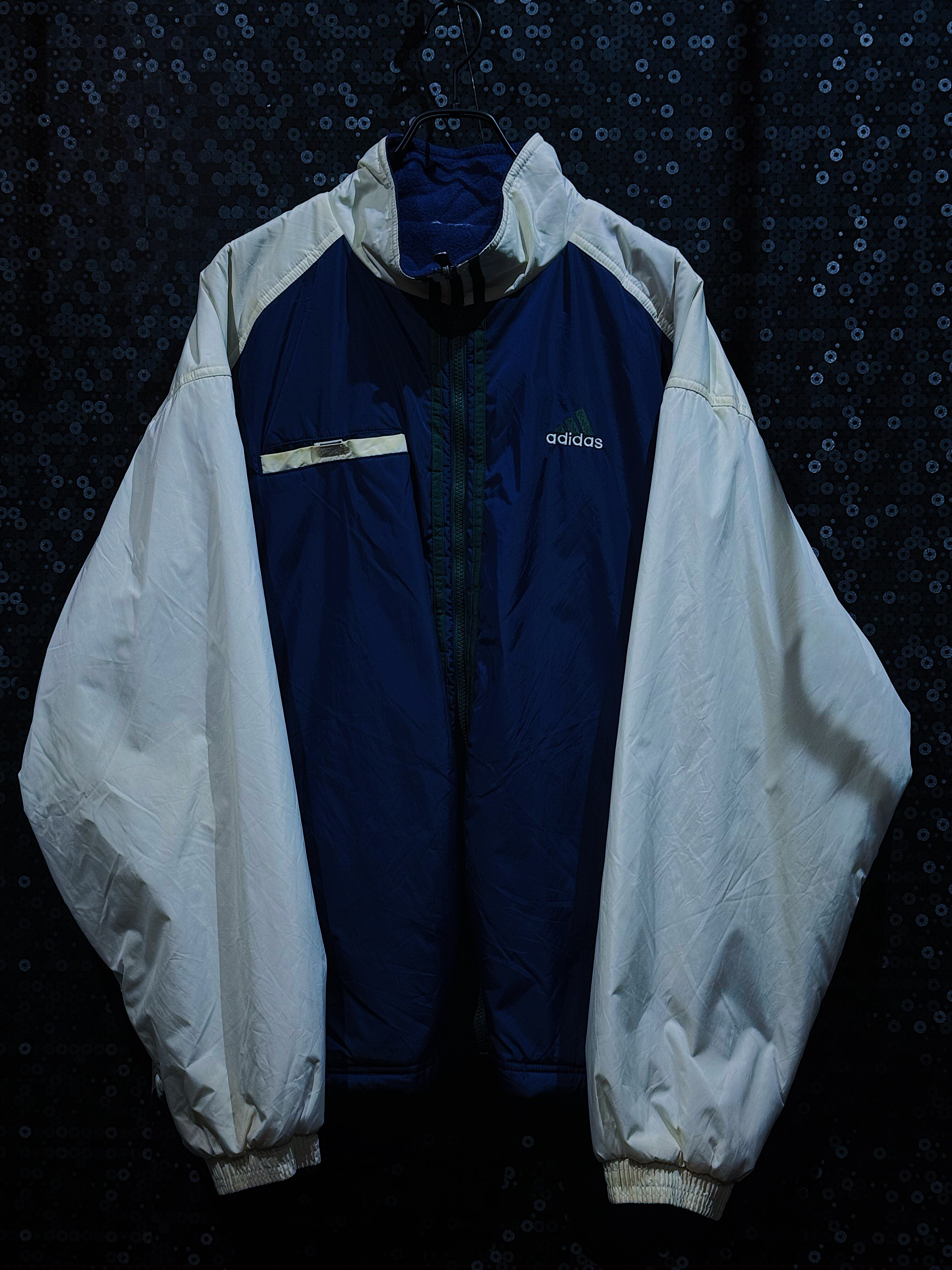 【ÆIEM】90's vintage adidas original performance logo reversible nylon jacket