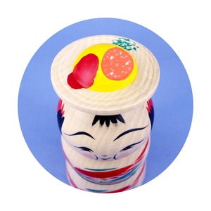 《 作並系・平賀輝幸 工人 》オムライスこけし　ふくよかさん