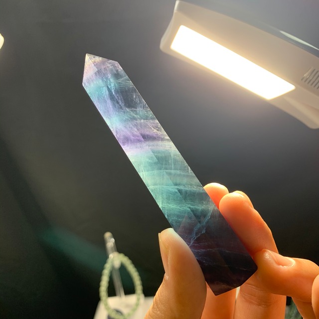 p115 優しい色合い☆フローライトポイント