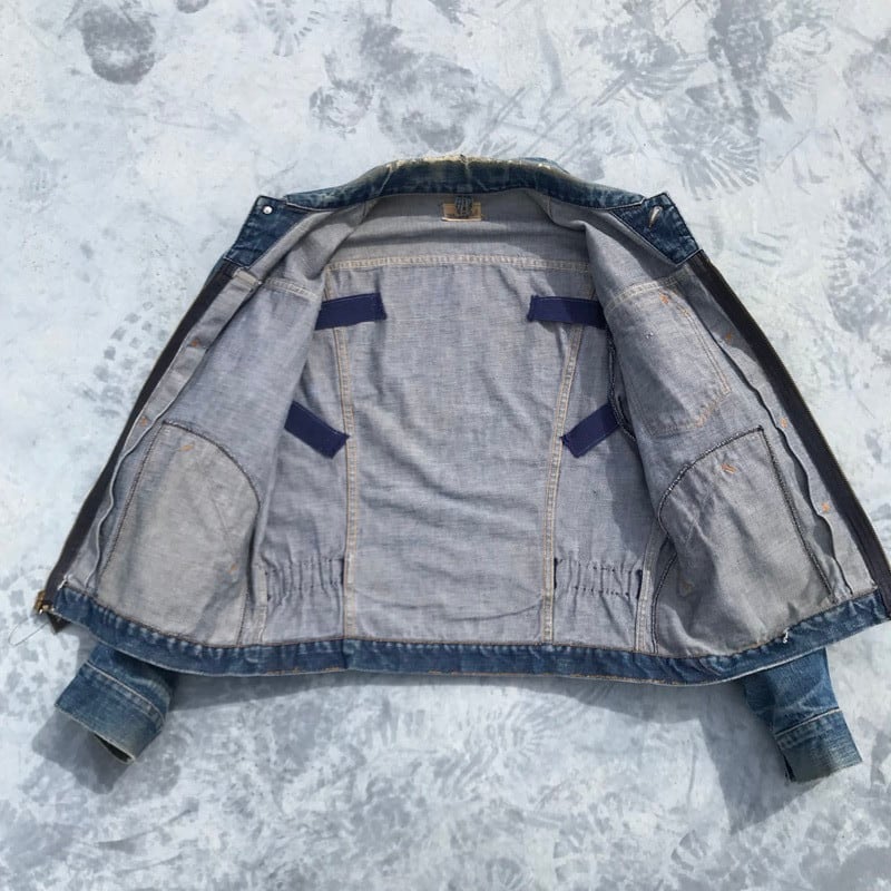 50's 60's Wrangler ラングラー 11MJZ 前期 デニムジャケット 縦ベル