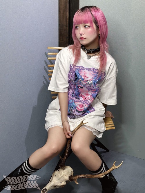 【HOODIE】x KUUA collaboration 25 T/S WHITE