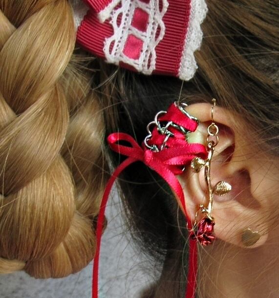 フェイクコルセットピアス【イヤーカフ】 | ざっか 夜光昼夢 ∷ ザッカ