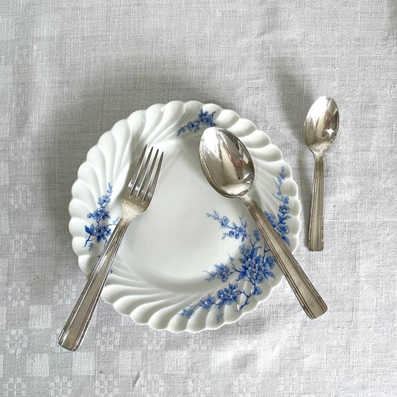 デザートセット　カトラリー3本セット　アールデコデザイン　ケース入り 12twdu6