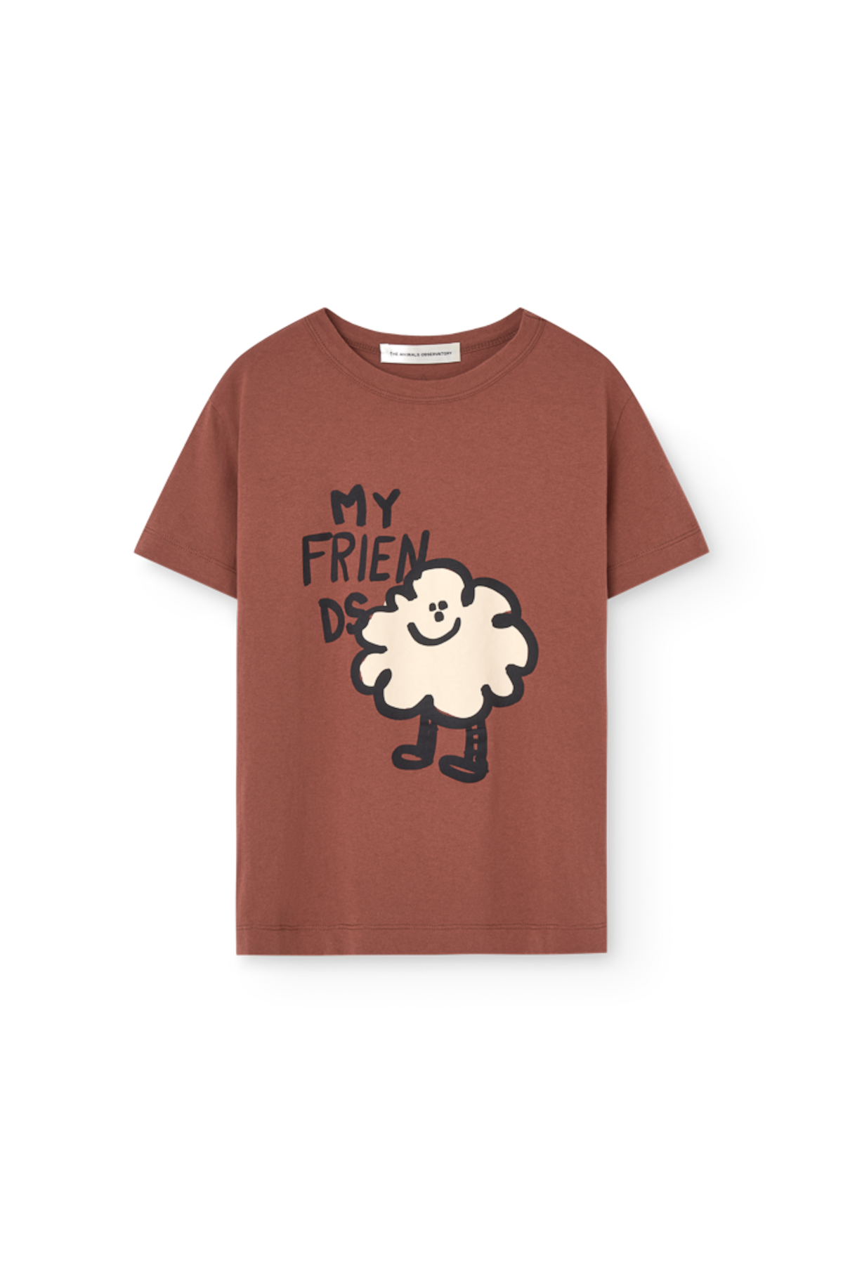 26SS】the animals observatory(TAO)ROOSTER KID T-SHIRT BROWN(4y/6y