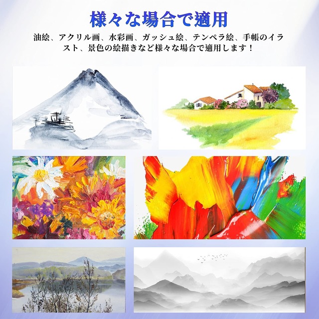 キャンバス キャンバスボード 203x254mm 8枚/セット ボールドキャンバス 張りキャンバス 絵画ボード アクリル絵の具 油絵 絵画 中目 油彩・アクリル兼用 描画 画布