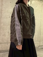 MMF112JEC 異素材ドッキングブルゾン
