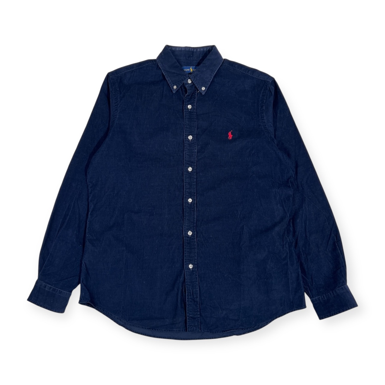 RALPH LAUREN ラルフローレン CLASSIC FIT BD ボタンダウン コーデュロイ 長袖シャツ LG/ネイビー メンズ
