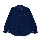 RALPH LAUREN ラルフローレン CLASSIC FIT BD ボタンダウン コーデュロイ 長袖シャツ LG/ネイビー メンズ