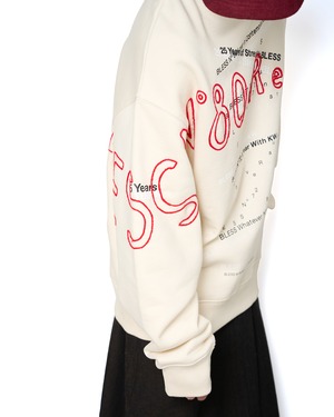 BLESS "Reflexic Multicollection sweater〔ECRU〕"