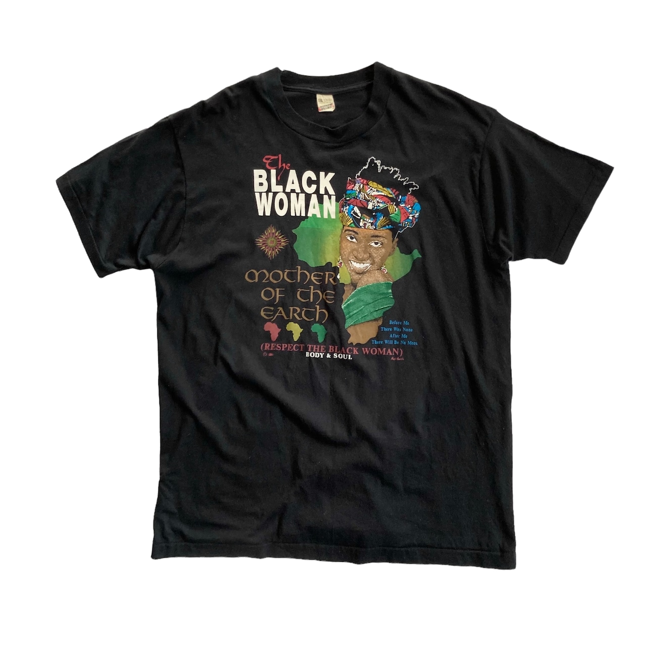 80's BLACK WOMAN Vintage Tshirt USA製 SIZE XXL【0601A47 80's BLACK WOMAN Vintage Tshirt USA製 SIZE XXL【0601A47