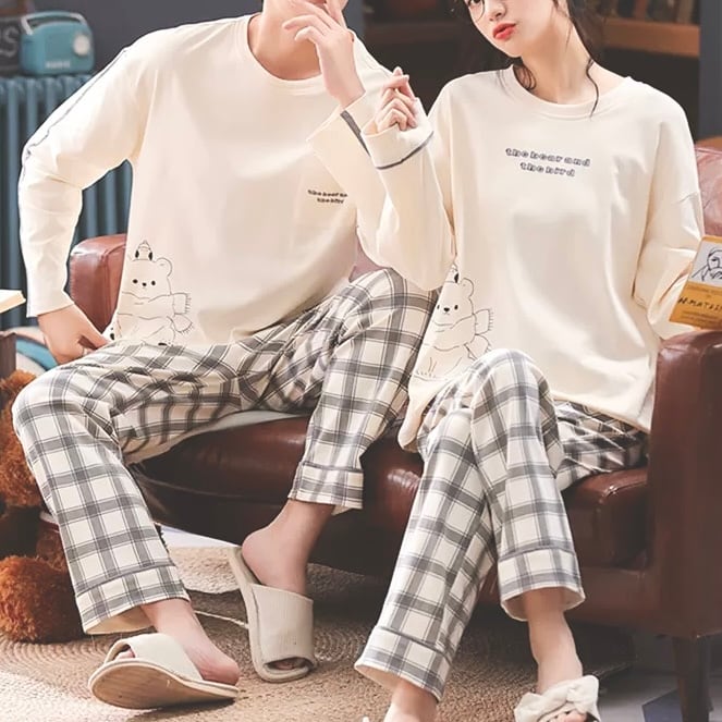 チェックマフラーベア〜pair〜