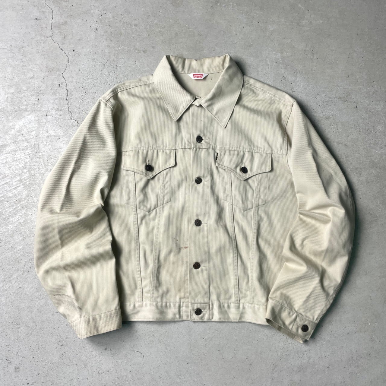 70s levi's 70505 ピケトラッカージャケットBIG E ビッグEボタン裏刻印