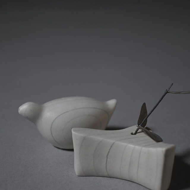 片山亜紀／積層刳貫手 水滴 トリ（AK013）