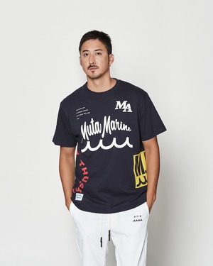 【予約販売1月下旬～2月中旬入荷】muta MARINE × ACANTHUS テストプリント Tシャツ
