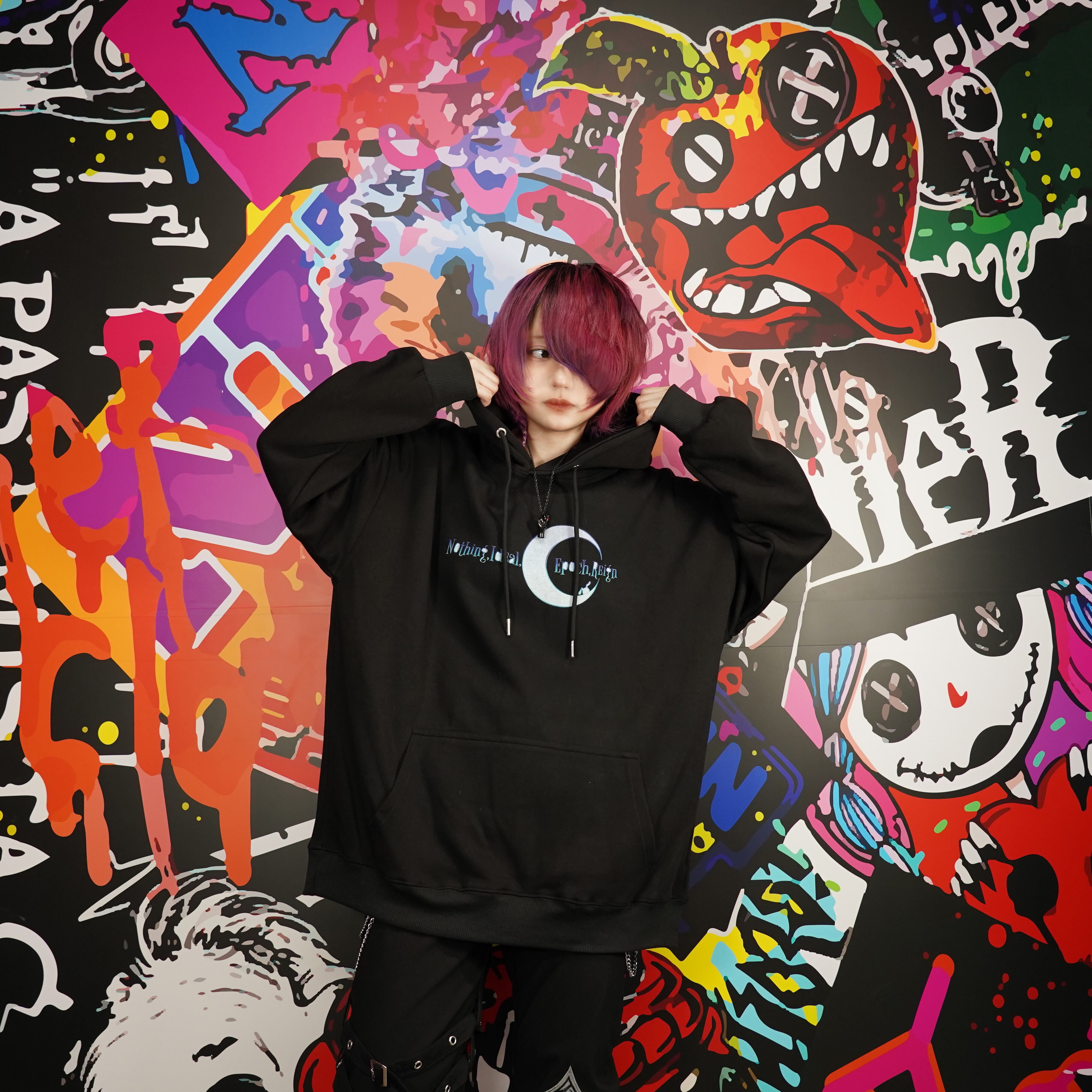 MOON GOTHIC LOGO PULLOVER PARKA | NIER CLOTHING