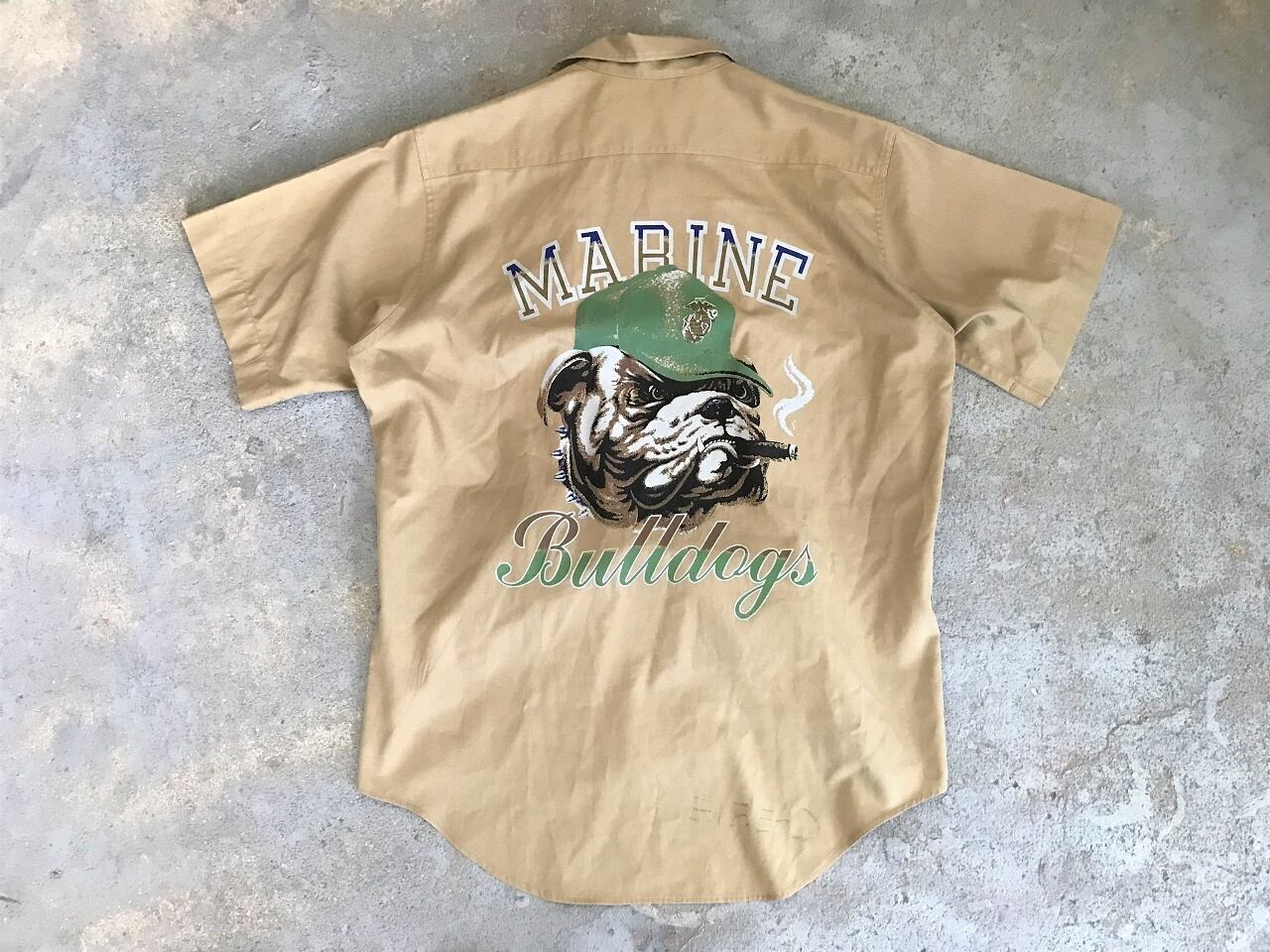 70s USMC quarter length sleeve shirt
