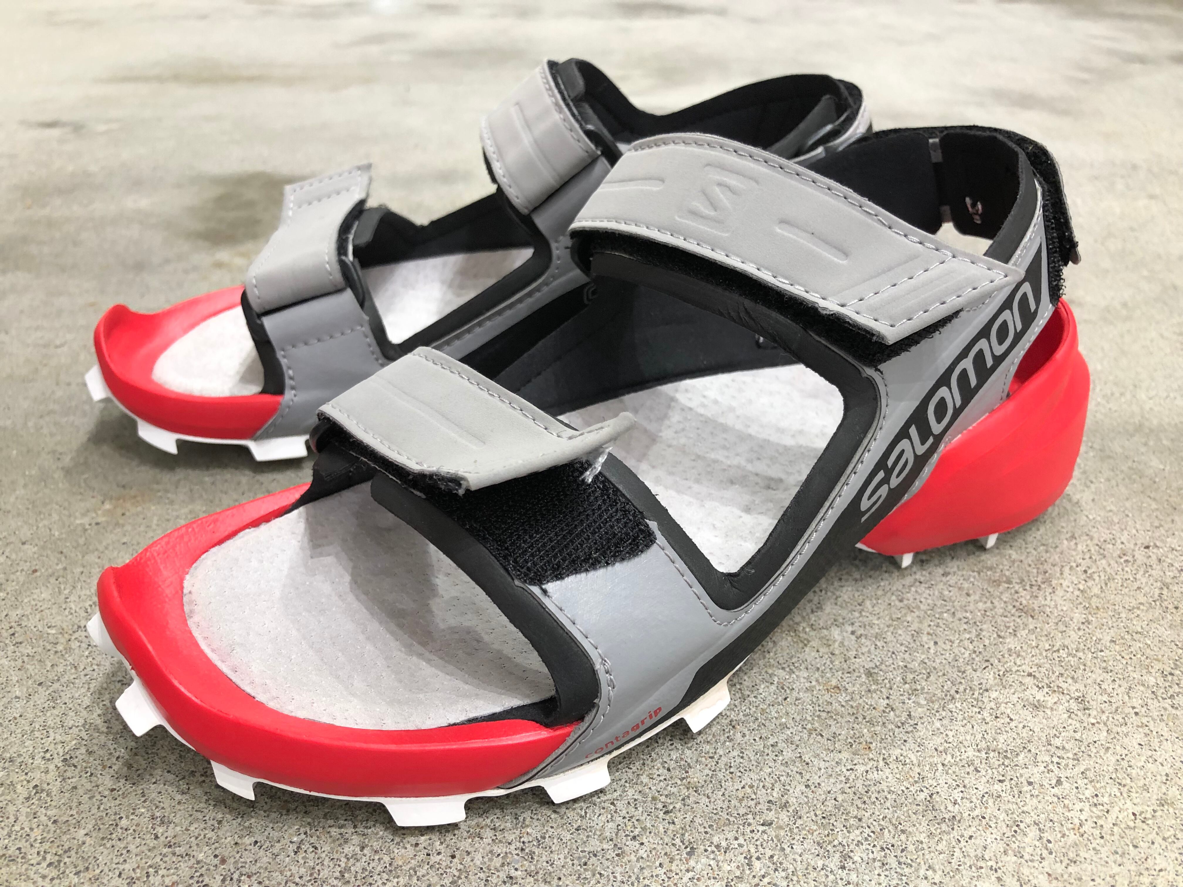 SALOMON SPEEDCROSS SANDAL (ALLOY/BLACK/HIGH RISK RED) | 