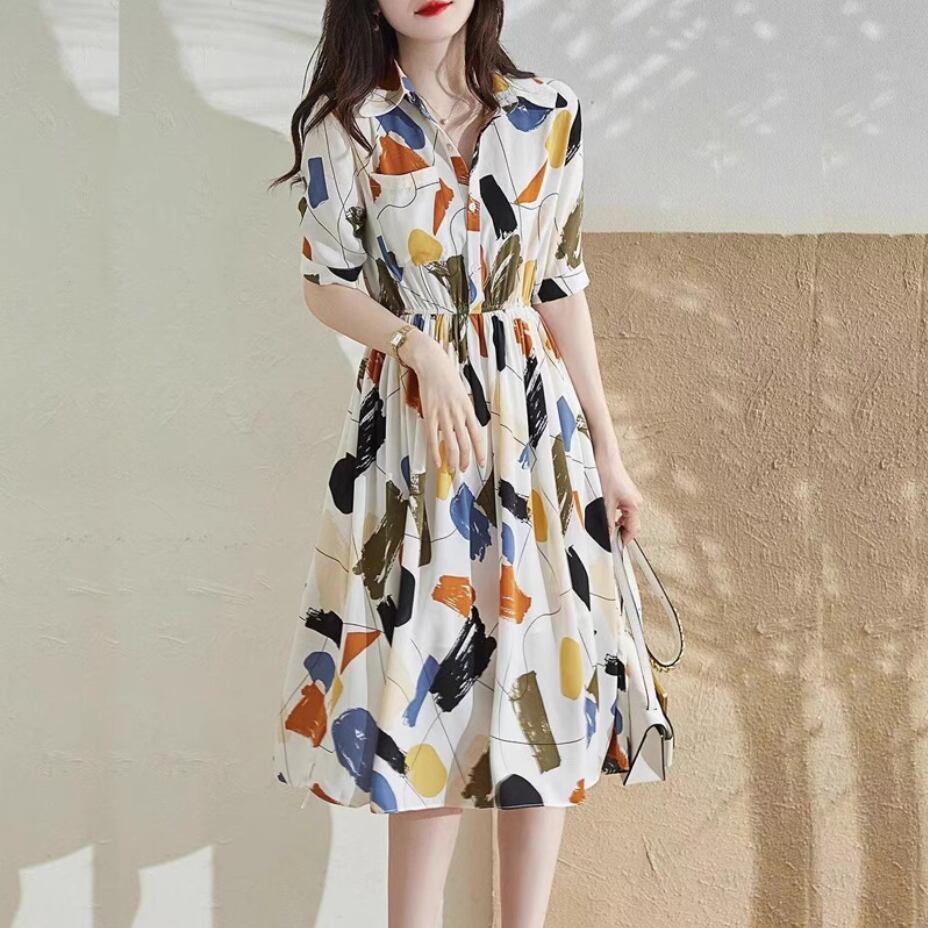 ワンピース レディース 送料無料 シャツワンピース ロングワンピース ミモレ丈 ミドルウエスト 半袖 かわいい 大人可愛い きれいめ シンプル カジュアル 上品 おしゃれ お洒落 おとな ナチュラル こなれ感 キュート 大人 レトロ 抜け感 爽やか 主役級 存在感 無地 OL 通勤 デート お出かけ 女子会 カフェ巡り 街歩き お買い物 S M L XL 春 夏 20代 30代 40代 ママ 韓国 韓国系 着回し 普段使い トレンド 流行 インスタ