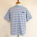【THOUSAND MILE】 Short Sleeve Border T-shirt Blue