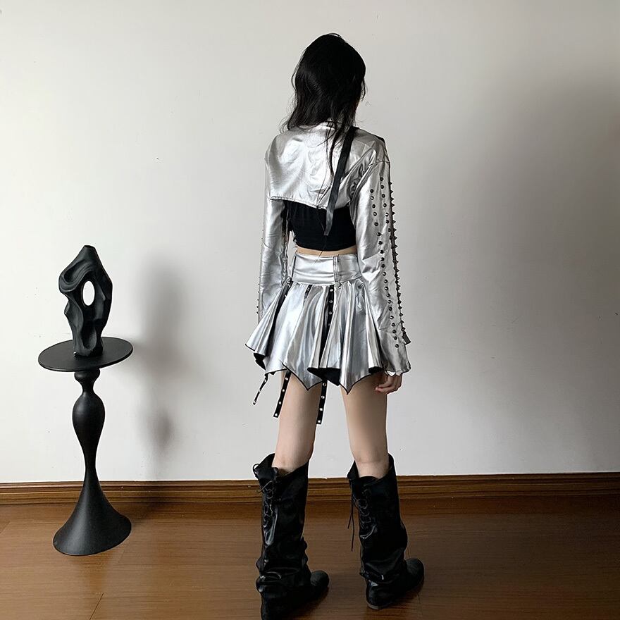 サブカル系 ジャケット クロップド丈 ジップアップ | サブカル系地雷
