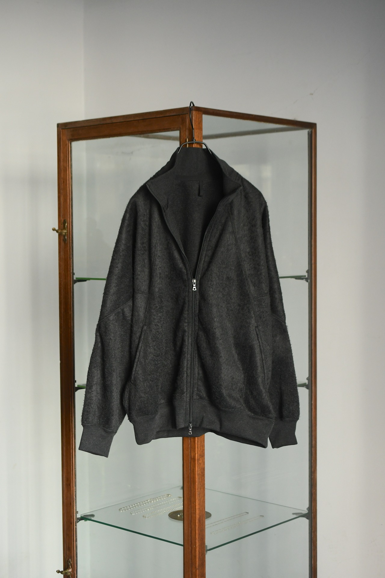 blurhms /  Pe/Silk Fleece Track Jacket (HeatherBlack)