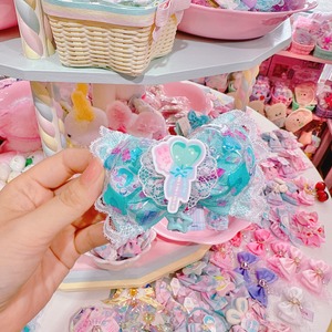 【F7】60-5レースリボンヘアクリップ