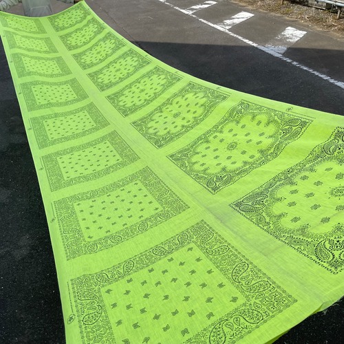 【Special】未裁断16枚分 RN14193  ヴィンテージバンダナ　Made in USA