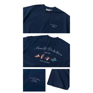 Retro print oversized t-shirt 0618