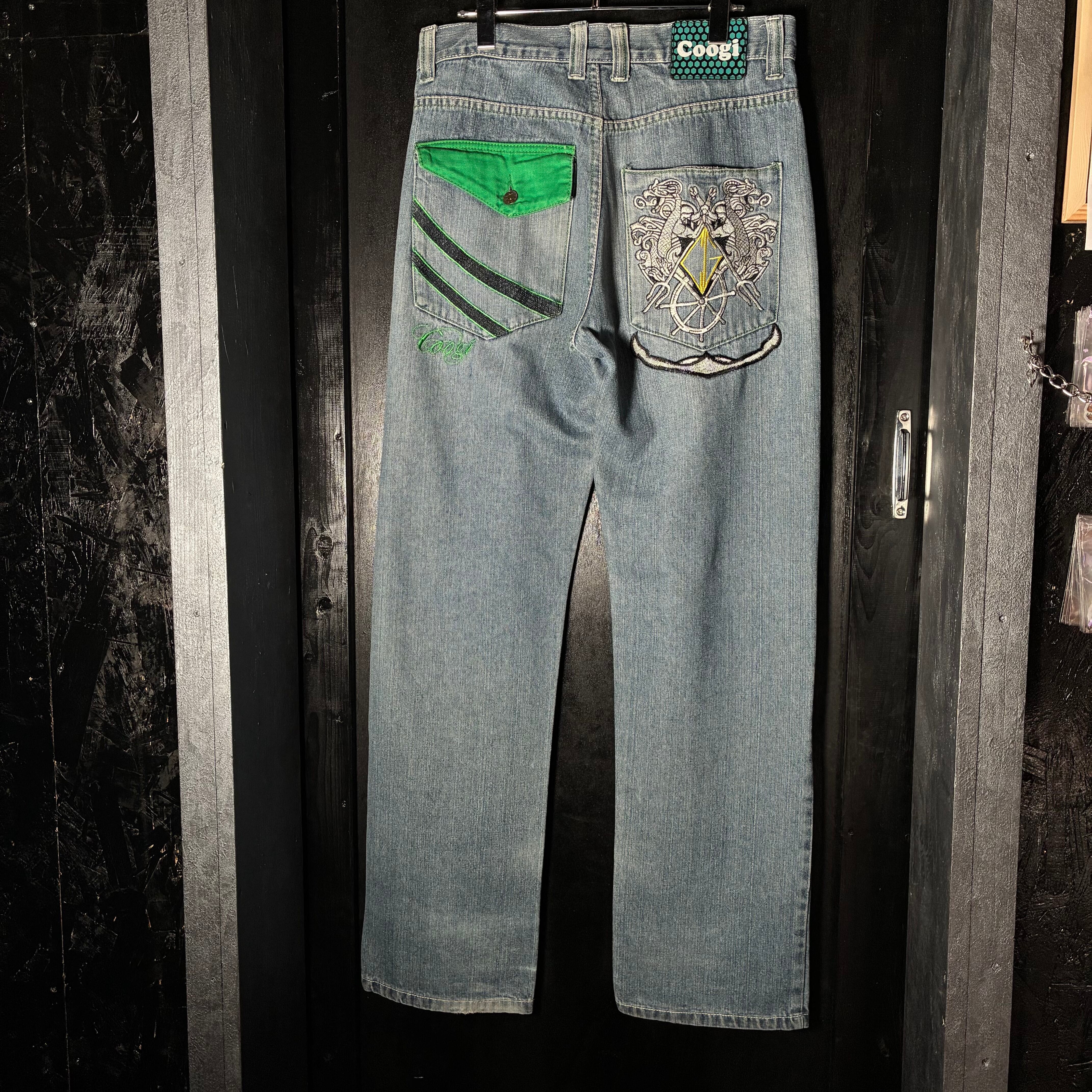 クージーデニムパンツ COOGI Hip Hop Denim Pants W32 クージー クージーデニムパンツ COOGI Hip Hop Denim Pants W32 クージー